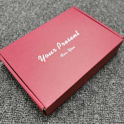 China Recycled Materials Full Color Printed Small Folding Flat Folding Gift Packaging Box Corrugated Aircraft Box for sale