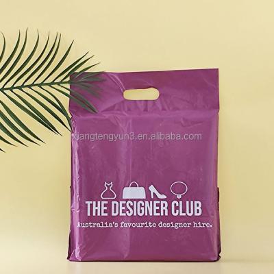 China shoes & Apparel Factory Messenger Biodegradable Logo Shipping Bags With Handle for sale