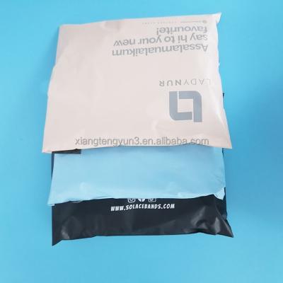 China Biodegrable Logo Printed Biodegradable Poly Post Shipping Packing Parcel Custom Plastic Bag For Express for sale