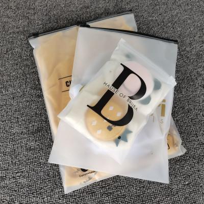 China Eco Friendly Recycled Eva Recyclable PE Plastic Bag Wholesale Zipper T-shirt Packaging Zipper Lock Bag Designing Logos Printed Bags for sale