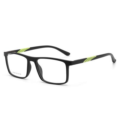 China Read 2021 New Men's TR90 Acetate TR90 Eyeglasses Frame The New Frame Square Luxury Transparent Optical Glass for sale