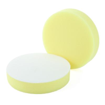 China Latest High Efficiency Product Good Quality Durable Car Waxing Round Shape Car Polishing Foam Pad for sale