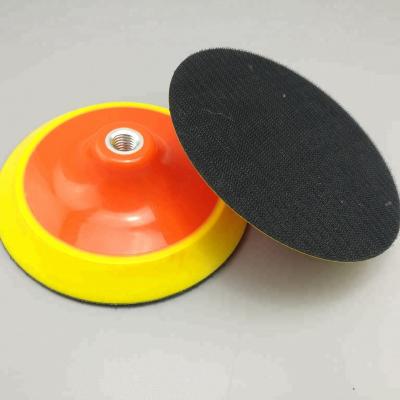 China High efficiency professional made top quality gold porcelain supplier backing pad for car polishing for sale