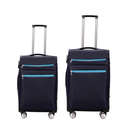 China Promotional school NGO-distance travel\etc travel luggage bags. DIZHEN sets factory price nylon trolley suitcase luggage with wheel for sale