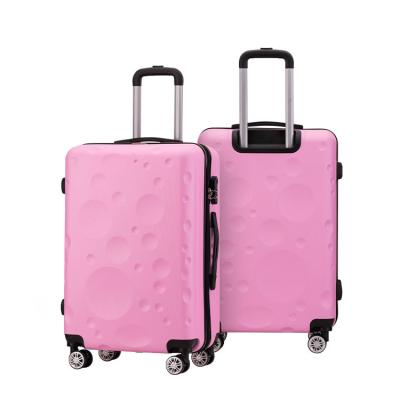 China School NGO-Distance Travel\etc Factory Wholesale Travel Combination Lock Travel Suitcases ABS Luggage Sets with silent wheels for sale