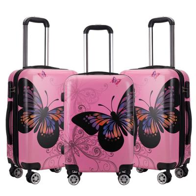 China Wholesale School NGO-Distance Spinner Hardside Briefcase Plastic Briefcase Trolley Suitcase Trolley Travel PC Luggage Sets\etc. 2023 DIZEHN new for sale