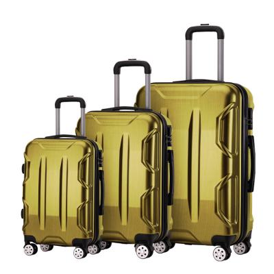 China Cheap Portable Suitcase Wheeled Trolley Bag To School NGO-Distance Travel\etc Large Capacity Cloth Business Travel Luggage ABS+PC for sale