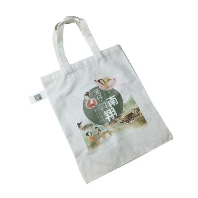 China Eco-Friendly Degradable Organic Cotton Tote Bags With Custom Printed Logo Customized Shopping Bags Canvas Impact Resistance Tote Bag for sale