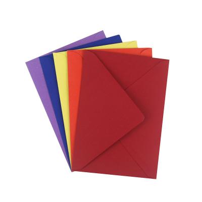 China New Durable Colorful Red Black Nave Yellow Western Paper Envelope For Invitation Cards Business Custom Envelopes for sale