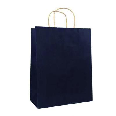 China Hot Sale Recycled Materials Shopping Colorful Handle Bag Luxury Gift Packaging Kraft Paper Bags For Jewelry Food Clothing for sale