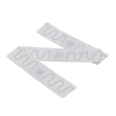 China Metal wire ISO18000-6c textile heavy duty high temperature UHF rfid laundry tag for uniform management for sale