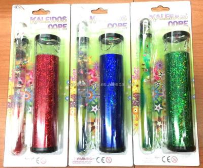 China Gift Items Holograpic Print Kaleidoscopes Paper Kaleidoscope Gift Item With Glitter Wand for sale