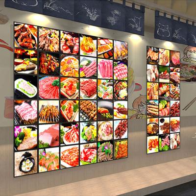 China Mall Restaurant Chain Stores Advertising 300*400mm Slim Menu Light Box Light Box for sale