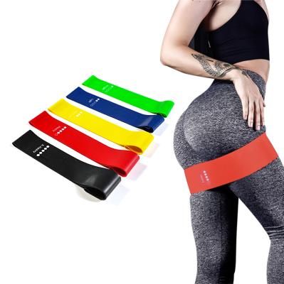 China Durable 100% Natural Raw Material Latex Private Label Exercise Loop Bands For Home for sale