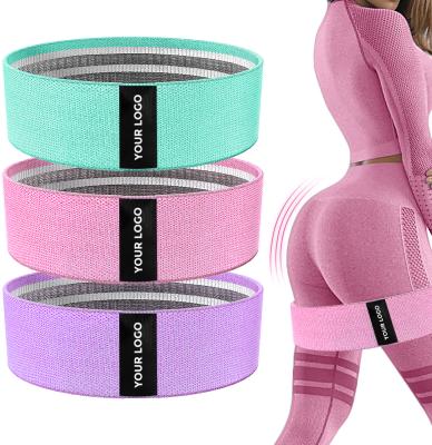 China Goods recommend booty bands set fabric resistance bands for working out for sale