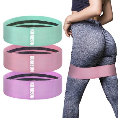 China High Gym Exercise Shiny Resistance Band Adjustable Glute Bands Durable For Leg for sale