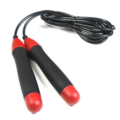 China Portable Lightweight PVC Jump Rope Logo Custom Foam Handle Adjustable Heavy Speed ​​Weighted Jump Rope for sale