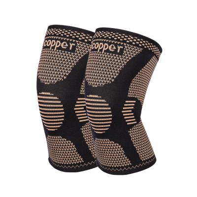 China 2021 Modern Design Copper Fiber Knee Supporter Breathable Material Cooper Knee Brace for sale