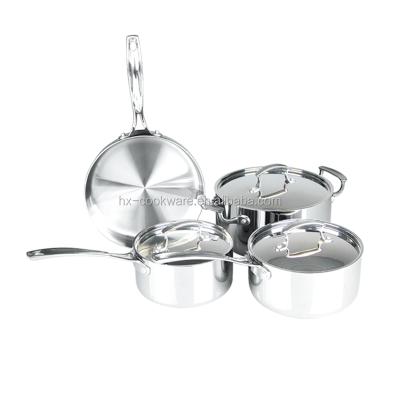 China Stainless Steel Durable Cookware Triple Weld Handles Triple for sale