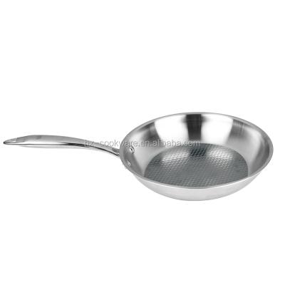 China Triple viable aluminum core frying pan for sale