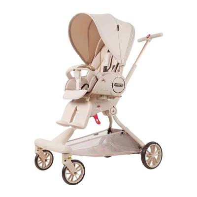 China Multifunctional hot sale foldable light weight baby stroller luxurious metal doll pram stroller for sale