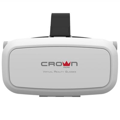 China Hot Selling CROWN MICRO CMVR-07 VR 3D Glass 3D Cinema Circular Black Original Customize Virtual Reality Glass < 50