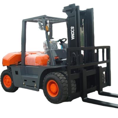 China Workshop machinery repairs Isuzu diesel forklift engine attached with tire clamp for sale