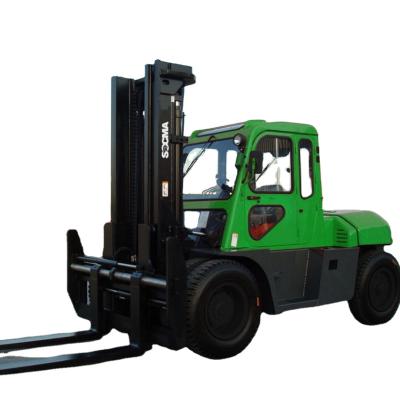 China Diesel Machinery Repair Shops 8T Forklift With Tire Handler For Mining Truck Tire Transport for sale