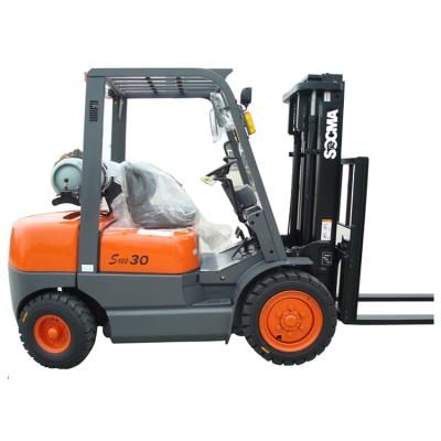 China 3 ton LPG gasoline&gas manual forklift hotels for sale