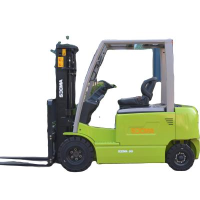 China Hotels 2 Ton Capacity Counter Balanced Electric Forklift for sale