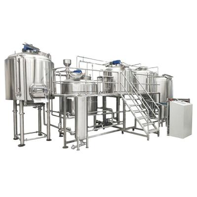 China Automatic Heater 3 Vessel Steam Fermenter Stainless Steel Factory Brewpub Beer Brewery Restaurant 10000L 100HL 80BBL Commercial Brewing System for sale