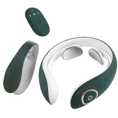 China Electric wireless u shape neck massager kneading heating massage pillow for home car use for sale