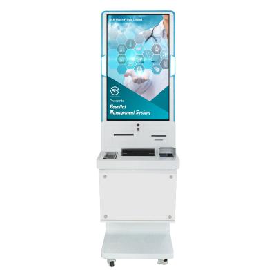 China High Quality HXtouch Indoor Payment Solution Kiosk 32/43 Inch Payment Machine Individual Kiosk Credit Card Payment Terminal Kiosk for Bank and Hospital for sale