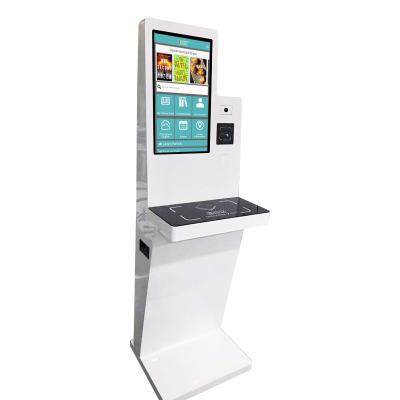 China 21.5 Inch Touch Screen Self Service Kiosk Terminal Borrowing And Returning Machine Card Returning Machine Indoor Payment Solution Kiosk Sharing Book System for sale