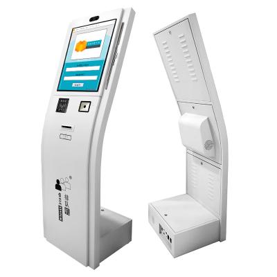 China HXtouch 32inch 1920*1080 HD Indoor OEM ODM Function Kiosk Solution Self Payment Self Services Corporate Printing Kiosk For Business Lobby for sale