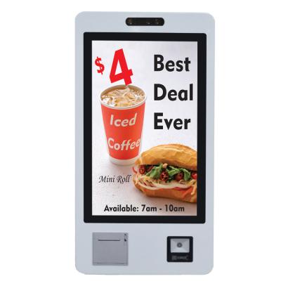 China Cafe Best Selling New Thermal Printer 2022 Self Service Payment Kiosk Machine For Restaurant Order for sale