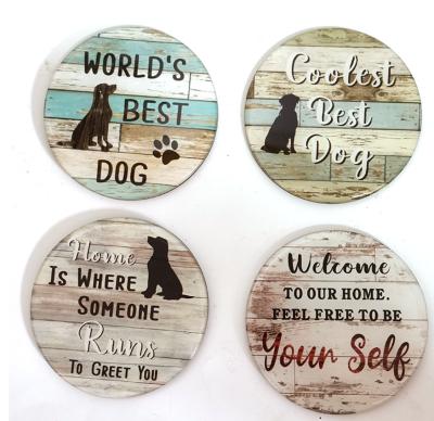 China Resin Viable Promotion Custom Logo Round Or Square Coaster With Cork Back For Drinking for sale