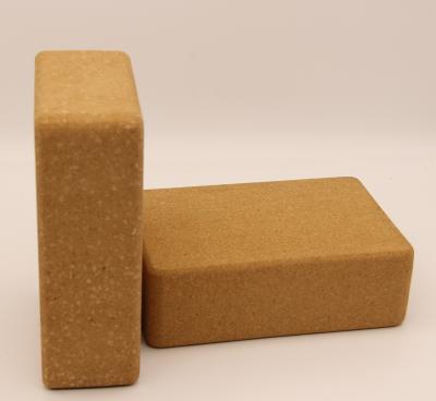 China Eco-friendly Fitness/Workout Gym Equipment Yoga Block Cork Cork Yoga Block Yoga Brick for sale