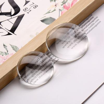 China 6mm 8mm 10mm 12mm 14mm 16mm 18mm 20mm 25mm 30mm 35mm Round Flat Back Clear Glass Cabochon Jewelry Wholesale DIY 91002 for sale