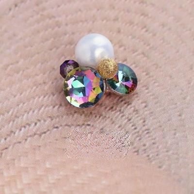 China Metal Glitter Zircon Big Bead Crystal Nail Charms Big Diamond Alloy Luxury Valentines Nail DIY Art Decoration for sale