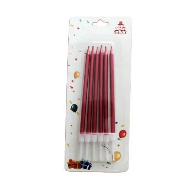 China Birthdays factory wholesale of the new most popular thin and long birthday candles for sale