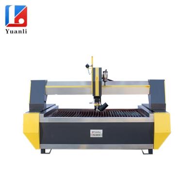 China Building material shops cnc granite machine yl 5axis machine cutting large porcelain tiles and waterjet quartz stones and slabs for sale