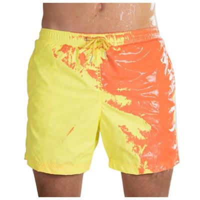 China QUICK DRY Beach Shorts Magic Color Change Men Swimming Short Trunks Summer Swimwear Swimwear Shorts Quick Dry for sale