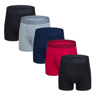 China Men Antibacterial Breathable Modal Underwear Fashion 3 Pack Seamless Boxer Brief for sale