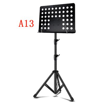 China A13 Bold Metal Double Wheel Leg Bracket Pipe Diameter Music Stand for sale