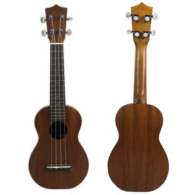 China Factory Wholesale Music Mahogany China Manufacturer Ukulele String High Quality Solid Top Instrument 23 Inch Mini Guitar Ukulele for sale