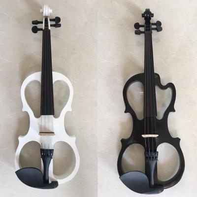 China Handmade High Grade Hardwood Musical Instruments Flash Electronic Violin For Beginners for sale