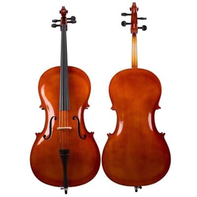 China Universal nature plywood glossy cello cheap cello for beginner for sale