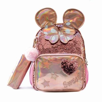 China Factory Wholesale Anti-theft Cartoon Kids School Bags Custom ODM/OEM Logo Girls School Backpack Sequin Backpack For Girls for sale