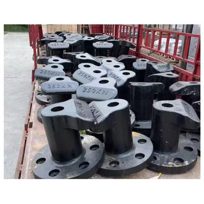 China Ship;Boat Single Cross Mooring Bitt Bollard Marine Single Dock Yacht Cable Guide Bollard for sale